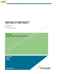 MC56F8027VLH Datenblatt Cover
