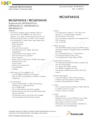 MC56F84553VLH Datenblatt Cover