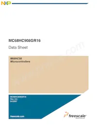 MC68908GR16VFJE Datasheet Cover