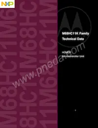 MC68HC11K1VFNE4 Datasheet Cover