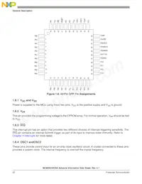 MC68HC705C9ACFBE Datasheet Pagina 22