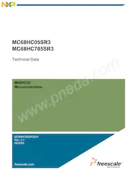 MC68HC705SR3CPE Datasheet Cover