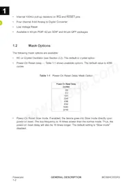 MC68HC705SR3CPE Datasheet Pagina 18