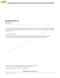 MC68HC908LV8CPBE數據表 頁面 3