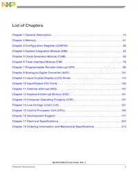 MC68HC908LV8CPBE Datasheet Page 5