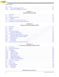 MC68HC908LV8CPBE Datenblatt Seite 12