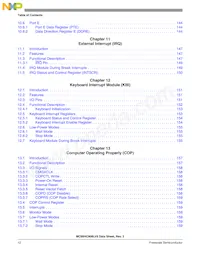 MC68HC908LV8CPBE Datasheet Page 12