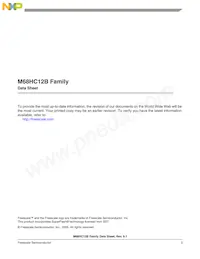 MC68HC912B32CFU8 Datasheet Pagina 3