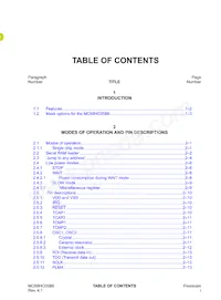 MC705B16NBE Datasheet Page 9
