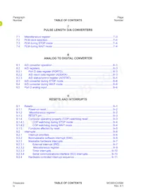 MC705B16NBE Datenblatt Seite 12