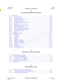 MC705B16NBE數據表 頁面 13