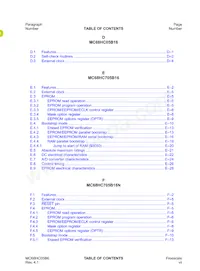 MC705B16NBE數據表 頁面 15