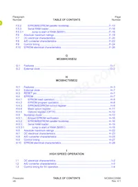 MC705B16NBE Datasheet Page 16