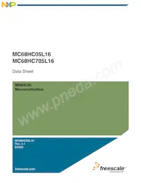 MC705L16CFUE Datenblatt Cover