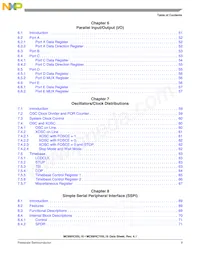 MC705L16CFUE Datasheet Page 9
