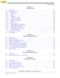 MC705L16CFUE數據表 頁面 11