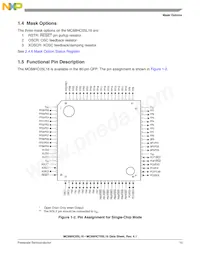 MC705L16CFUE數據表 頁面 15