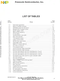 MC705X32VFUE Datasheet Page 19