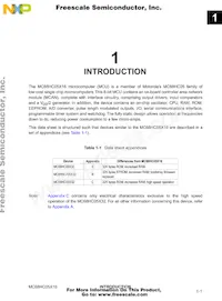 MC705X32VFUE Datasheet Pagina 21