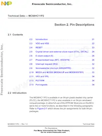 MC711P2CFNE3 Datasheet Page 21