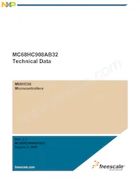 MC908AB32VFUE Datasheet Cover