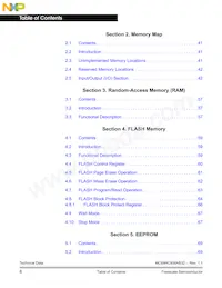 MC908AB32VFUE Datasheet Page 6