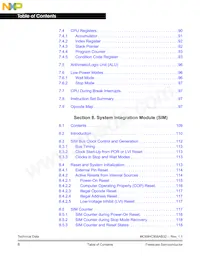 MC908AB32VFUE Datasheet Page 8