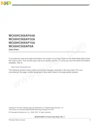 MC908AP8ACBE Datasheet Page 3
