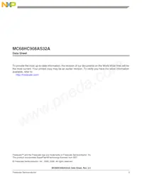 MC908AS32ACFNER Datasheet Pagina 3