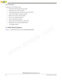 MC908AS32ACFNER Datasheet Page 20