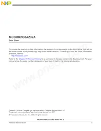 MC908AZ32ACFU Datasheet Pagina 3