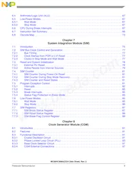 MC908AZ32ACFU Datasheet Page 9