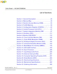 MC908BD48IBE Datasheet Page 5