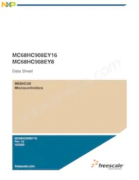 MC908EY16VFAR2 Datasheet Cover