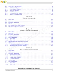MC908EY16VFAR2 Datasheet Page 11