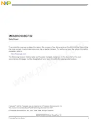 MC908GP32CPE Datenblatt Seite 3