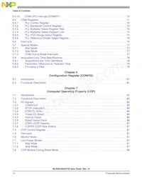 MC908GP32CPE Datasheet Page 12