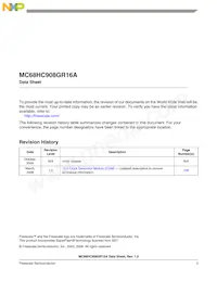 MC908GR16AVFAE Datasheet Page 3