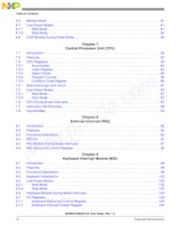 MC908GR16AVFAE Datasheet Page 10