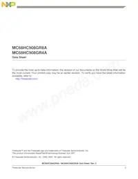MC908GR8AMDWE Datasheet Page 3