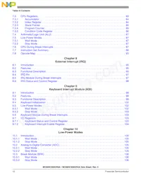 MC908GR8AMDWE Datasheet Page 12