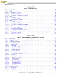 MC908GR8AMDWE數據表 頁面 14
