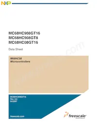 MC908GT8CBE Datasheet Cover