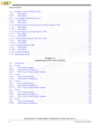 MC908GT8CBE數據表 頁面 14