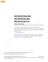 MC908JB8JDWER Datasheet Pagina 3