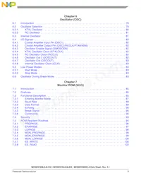 MC908JK8MDWE Datasheet Page 9