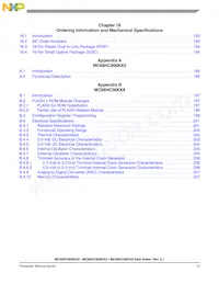MC908KX8VDWE數據表 頁面 17