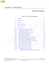 MC908LK24CPBE Datasheet Page 7