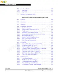 MC908LK24CPBE Datasheet Pagina 10