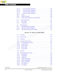 MC908LK24CPBE Datasheet Page 12